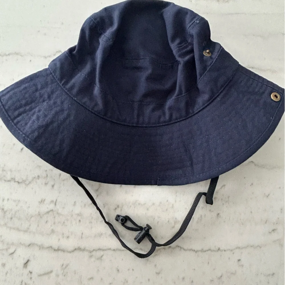 Kids Navy Blue Bucket Hat